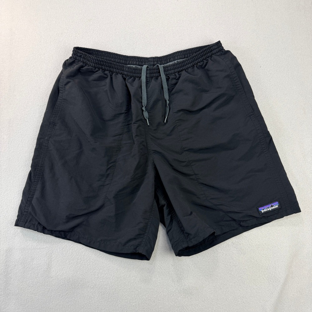 Patagonia Mens Baggies 6 Inch Inseam Swim Shorts Black Medium